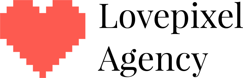 Screenshot of LovePixel Agency project